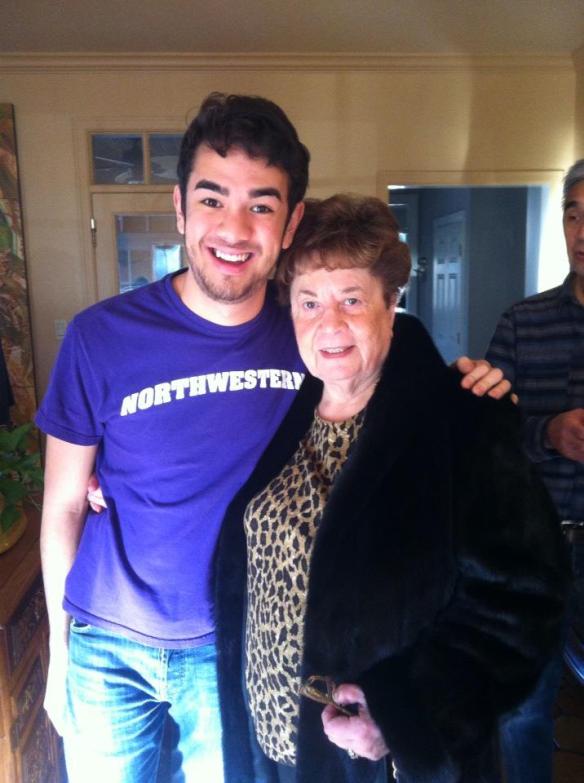 Jeanie and me before I left back for Northwestern this winter.