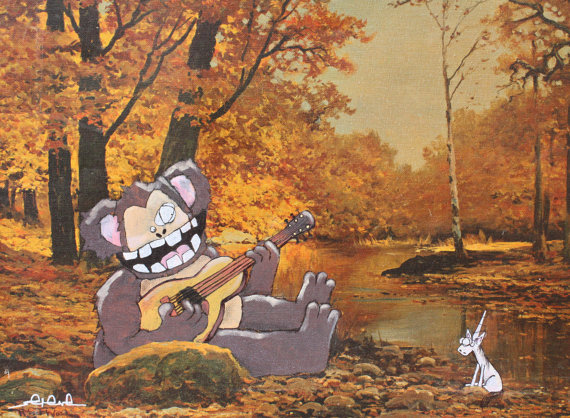 One of the prints I bought.