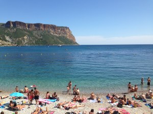 Beach in Cassis