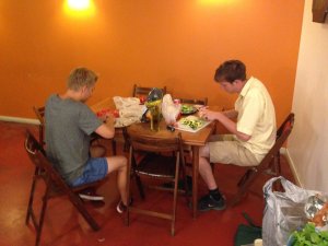 Team Effort for Dinner