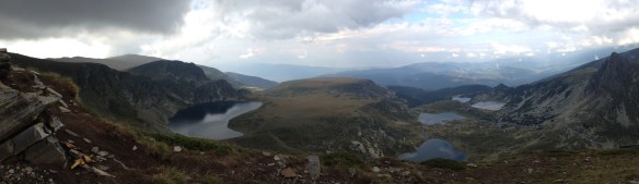 Six of the Seven Rila Lakes