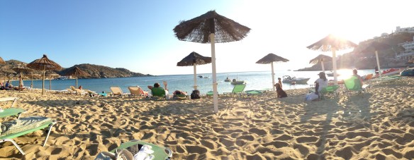 The main beach in Ios