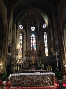 Inside the cathedral