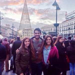 Kate, me and Michelle in the Plaza del Sol